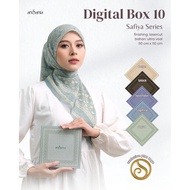 Ansania: Safiya Series Square Hijab | Ultra Voal | 110 cm x 110 cm | Lasercut