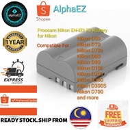 Proocam Nikon EN-El3 E3 Battery for Nikon D200, D700, D70, D80, D90, D300, D100