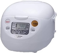 Zojirushi MICOM Fuzzy Logic Electric Rice Cooker &amp; Warmer, 1 Litre, White (NS-WAQ-10-WB)