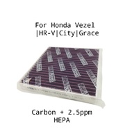 Active Carbon + HEPA 2.5 PPM Car Aircon Filter for Honda Vezel, VRV, HRV, Shuttle, CRV