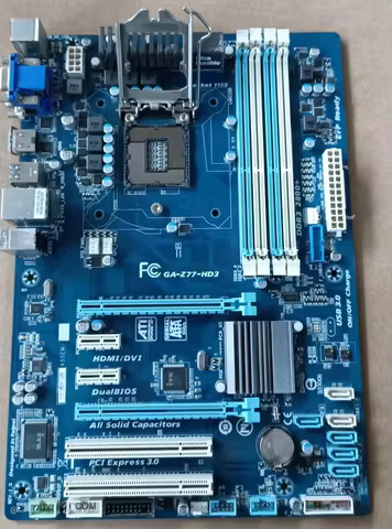 For Gigabyte GA-Z77-HD3 Desktop Motherboard Z77 HD3 Mainboard 100% Tested OK