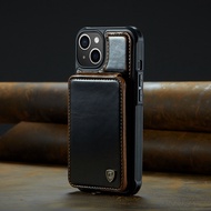 SAMSUNG S24 S24 PLUS S24 ULTRA LEATHER BACK COVER LEATHER CASE WALLET CASEON C005
