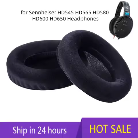 Replacement Ear Pad Ear Cushion Ear Cups Ear Cover for Sennheiser HD545 HD565 HD580 HD600 HD650 Head