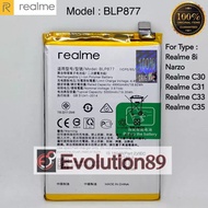 REALME NARZO 50a Prime RMX3516 12X 5G C30 C30s C31 C33 C35 RMX3501 BLP877 8i RMX3511 RMX3623 RMX3581
