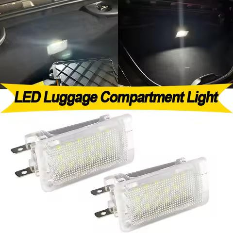 2PCS For Carrera 911 964 993 996 997 996T 997T GT3 Carrera GT Boxster Cayman 986 987 LED Trunk Lugga