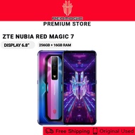 Original Used ZTE nubia Red Magic 7 5G 256GB + 16GB RAM 64MP 6.8 inch Android Handphone Smartphone