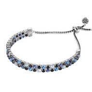 純銀八心八箭鋯石雙併手鍊 - 星辰大海