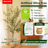 Artificial Olive  Basket Faux Olive TrArtificial Olive Tree with Basket