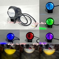 PUTIH Laser Cut Off LED Shooting Light plus devil Many Colors Far Near White Yellow d2 d3 waterproof