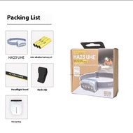 Nitecore Ha23 UHE AAA ไฟฉายด้านหน้าอุณหภูมิ3สี600ลูเมน IP68ใช้สำหรับตั้งแคมป์ตกปลาเดินเขาวิ่งกลางคืน