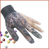 Pool Gloves Left Hand Shooter Pool Gloves for Left Hands Non-slip Sport Gloves with Open Fingers Wea