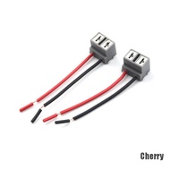 [cherry] 2PCS H7 2 Pins Headlight Repair Bulb Holder Connector Plug Wire Socket