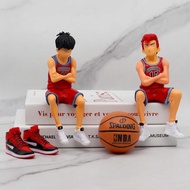 Slam  Hanamichi Sakuragi Rukawa Kaede Shoes Anime Garage Kits Model Car Center Console Decoration