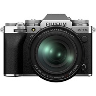 Fujifilm X-T5 Mirrorless Camera with Kit Fujinon XF 16-80mm f/4 R OIS WR (Silver)