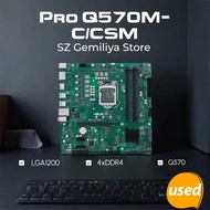 ASUS Pro Q570M-C/CSM Motherboard LGA1200 Intel Q570 2XDP support i3-10100 11700 10105 cpu TPM 2.0 DD