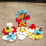 3個 日本麵包超人細菌人小病毒紅精靈藍精靈起司犬齒輪摩天輪遊樂園盒玩盒抽絕版限定收藏正版日版可動玩具公仔組合老玩具