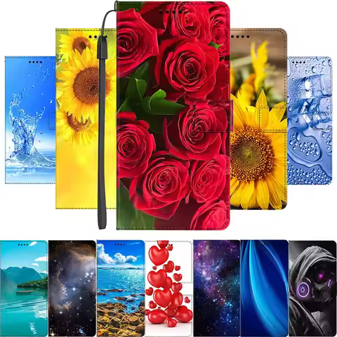Magnet Leather Case For Motorola G86 G56 Case G 56 86 Coque Flip Wallet Bag For Motorola Edge 60 Fus