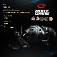 G-TECH fishing reel CAST GAME 101HG Baitcasting Fishing Reel SW Mesin BC With Free Gift