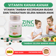 Ubat TAMBAH selera makan Anak - Vitamin Minda kanak kanak - Multivitamin for kids - zinc supplement 