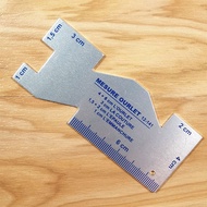 New Creative Tailor Ruler Metal Patchwork Special Ruler