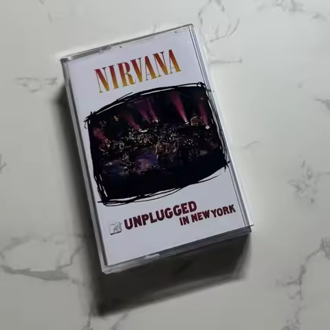 Brand New Sealed Cassette Tape Nirvana MTV Unplugged In New York Live Acoustic Rock