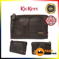 KICKERS ORIGINAL GENUINE LEATHER CLUTCH BAG MEN WOMEN BEG TANGGAN HAND BAG KULIT ASLI BRANDED PREMIU
