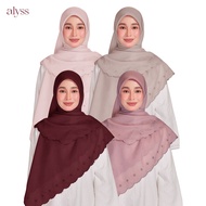 ALYSS Sulam Molek Bawal Sulam Premium Cotton Voile Rosie Series Bidang 50 & 60 (New)