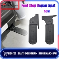 Foot Step Depan Lipat / Pijakan Kaki Depan Sepeda Listrik / Pijakan Kaki Depan Universal Sepeda Listrik / pijakan kaki sepeda listrik / PIJAKAN KAKI DEPAN UNIVERSAL SEPEDA LISTRIK 1 SET / Foot Step Sepeda dan Motor Listrik