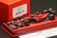 Ready Stock BBR 1/43 Ferrari F1-75 2022 Deluxe F1 Fleet Display