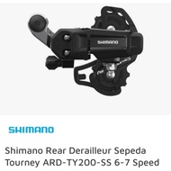 Rd Shimano tourney ty200s sld 6/7 speed short cage for 16 inch folding bike Original ty 200