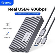 ORICO M.2 NVMe SSD Enclosure 40Gbps M.2 to USBC Adapter 4TB SSD 2280 External SSD CaseM234C3