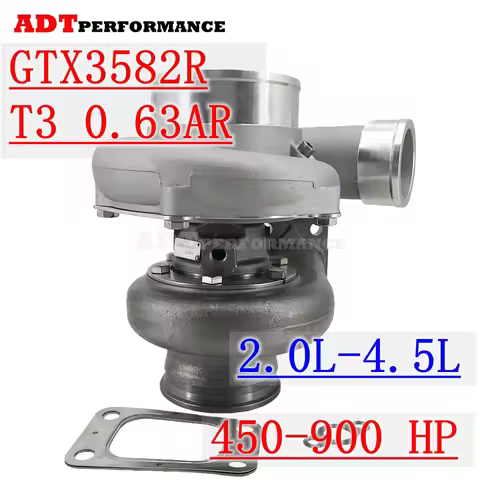 Turbo 2.0L-4.5L 0.63AR Turbine 851154 856801 450-900HP Performance GTX-Series GEN2 GTX3582R 740902 G