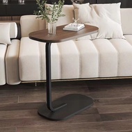 Side Table/C Shaped End Table for Couch & Bed, TV Tray for Eating on Couch, Small End Tables for Sma