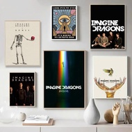 Rock Band Imagine Dragons Poster POSTER Wall Pictures for Living Room Fall Decor Bedroom