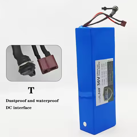 36V 9.8Ah 21700 Lithium Battery Pack 10S2P For fishing bicycle Large Capacity Batteries Rechargeable