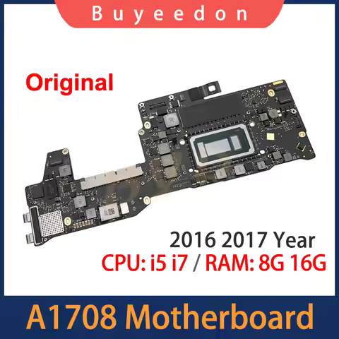 Tested A1708 Motherboard For MacBook Pro Retina 13" A1708 Logic Board i5 i7 8GB 16GB 820-00840-A 820