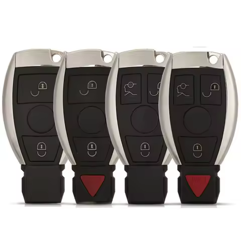 jingyuqin 2/3/4 B Keyless Entry Remote Car Key shell For Mercedes Benz Year 2000+ Supports Original 