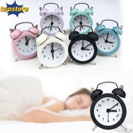 TOPSTORED Twin Bell Loud Quartz Mini Bedroom Digital Clock