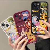 shell  For VIVO V60 V50 V40 Lite X200 FE V30E V29E V27E V29 V25 V30 Pro Cellphone Case Winnie the Po