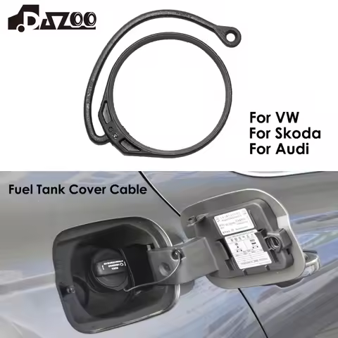 New Fuel Oil Tank Cover Cable Sling Gas Cap Rope For VW Polo Jetta Golf Passat B5 Touran Skoda Octav
