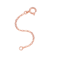ZHOU LIU FU 周六福 18K/750 Real Rose Gold Extender for Necklace Bracelet Anklet Extenders for Jewelry G