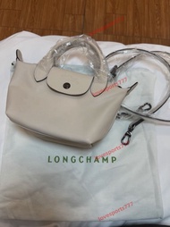 🌟官網授權商家🌟LONGCHAMP Le Pliage 米白色 單肩包 手提包 女款