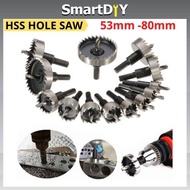 53mm - 80mm HSS Hole Saw Drill Bit Cutter