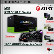 MSI GeForce RTX 5070 Ti 16G Graphics Card Series From Japan