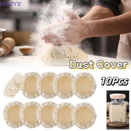 MAOYE 10Pcs Sourdough Starter Jar Covers, Reusable Elastic Cloth Sourdough Fermentation Jar Lid, Sou