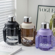 2000ML Sports Water Bottle Drinking Botol Air Besar Bekas Air Minuman Plastic Transparent Sport Bott