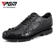 Outdoor Sports Shoes PGM 2022 New Style Golf Men's Imported Crocodile Leather Waterproof Casual Sneakers vmWc