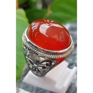 Original Solomon Honey Agate Ring