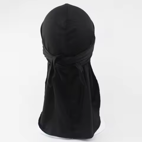 Fashion Braids Dreadlocks Spandex Long Tail Bonnet Cap Breathable Bandana Hat Velvet Durag Do Doo Du