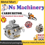 Metal Mart Chainsaw Carburetor Stihl MS170 MS180 Karburetor chain saw Ms170 Ms180